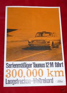 Taunus 12M Mondfahrt 1963 in Frankreich.
