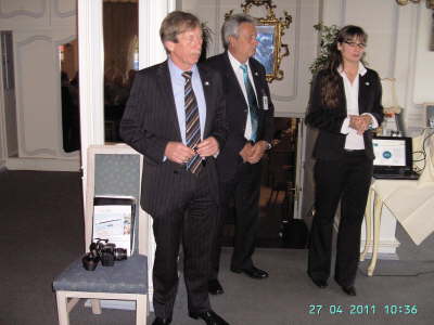 Mittwoch, 27.04.11. Treffen im "Haus Pohle". Vorstellung u. Vortrag von Formel D