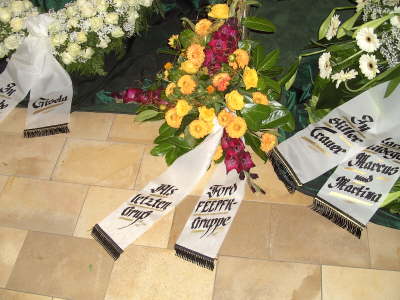 Donnerstag, 20.08.09. Beerdigung von Manfred Seemann auf dem Freidhof Am Heidstamm in Kln-Lvenich.