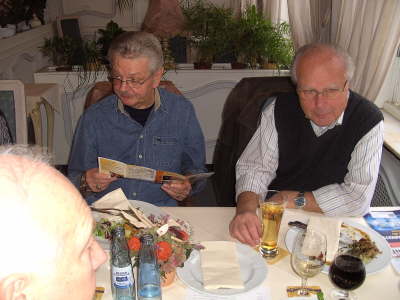 Donnerstag 29.10.09. Treffen im "Haus Pohle" mit Lotsi Hidveghe aus England.