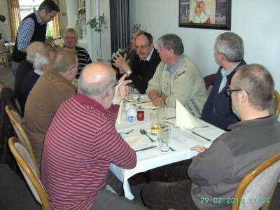 Mittwoch, 29.02.2012.Treffen im Restaurant "Marianne Becker" am Westfriedhof