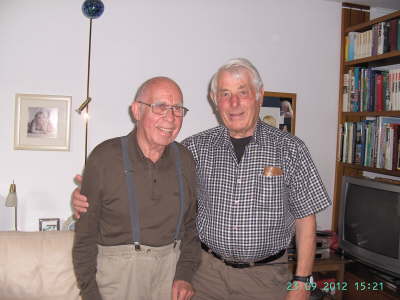 Sonntag, 23.09.2012. Besuch von Hans Busche in seiner Wohnung in Kln-Merheim.