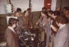 Aufnahmen 15. Mrz 1978. Start der NEUEN MOTOR GENERATION auf einem Motorprfstand in Kln-Merkenich.