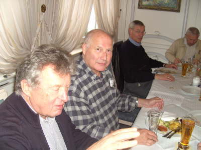 Donnerstag, 30.10.08. Treffen im 'Haus Pohle' mit Lotsi Hidveghy.