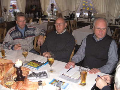 Mittwoch, 14.01.09, um 12:00 Uhr. Vorbereitung der Frhjahrswanderung 2009.