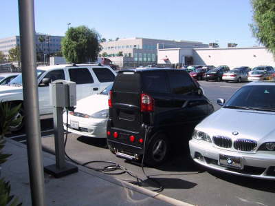 Detroit Auto Show Januar 2010. BEV Modell Tango von Commuter Cars Washington.