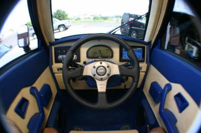 Detroit Auto Show Januar 2010. BEV Modell Tango von Commuter Cars Washington.